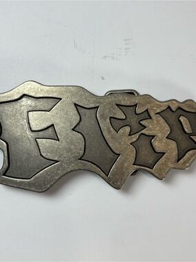 Y2K Flip Skateboard Company Skate Belt Buckle Metal Skateboard Crusading ‘91